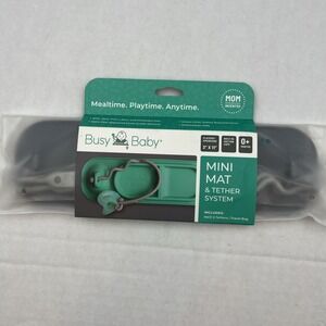 Busy Baby Mini Mat and Tether System Mealtime Mat Playtime Toys‎ Suction